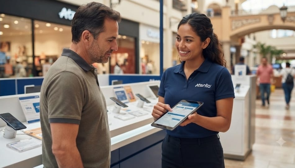 EJECUTIVO DE VENTAS Y ATENCIÓN A CLIENTES PLAZA FIESTA SAN AGUSTÍN ​Atento SA